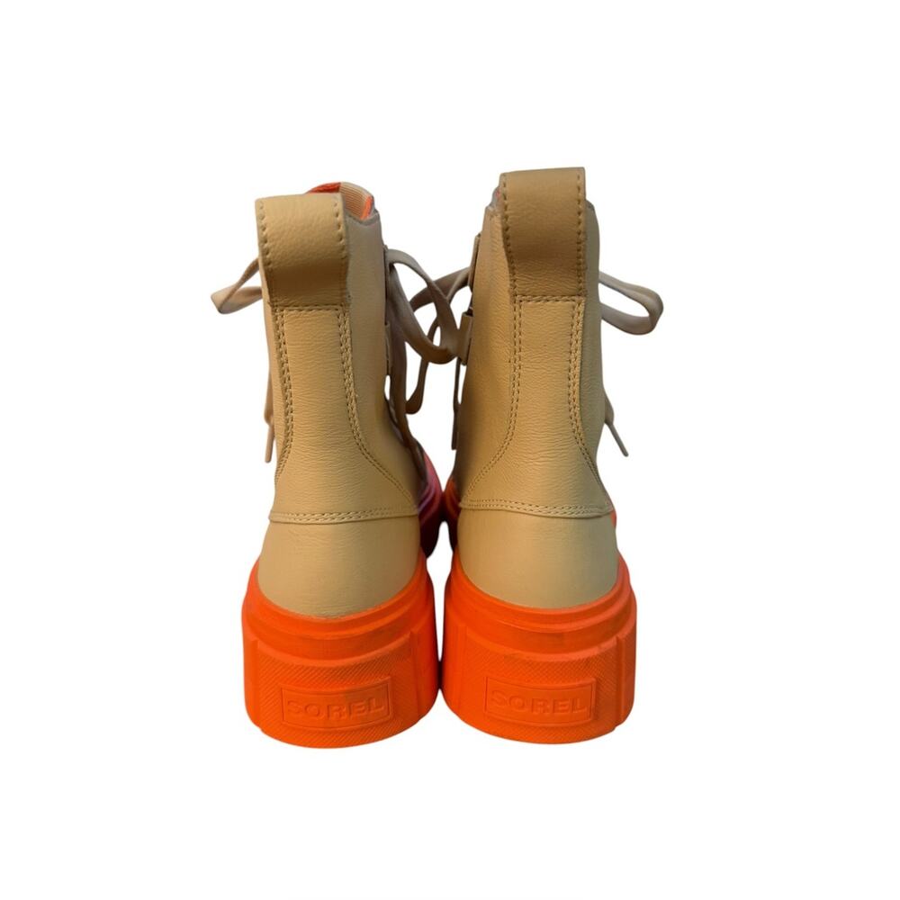 Sorel Caribou X Lace-Up Orange and CreamTan Boots – Sz 7.5B - Picture 4 of 6